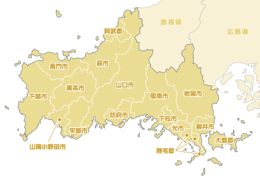山口県地図